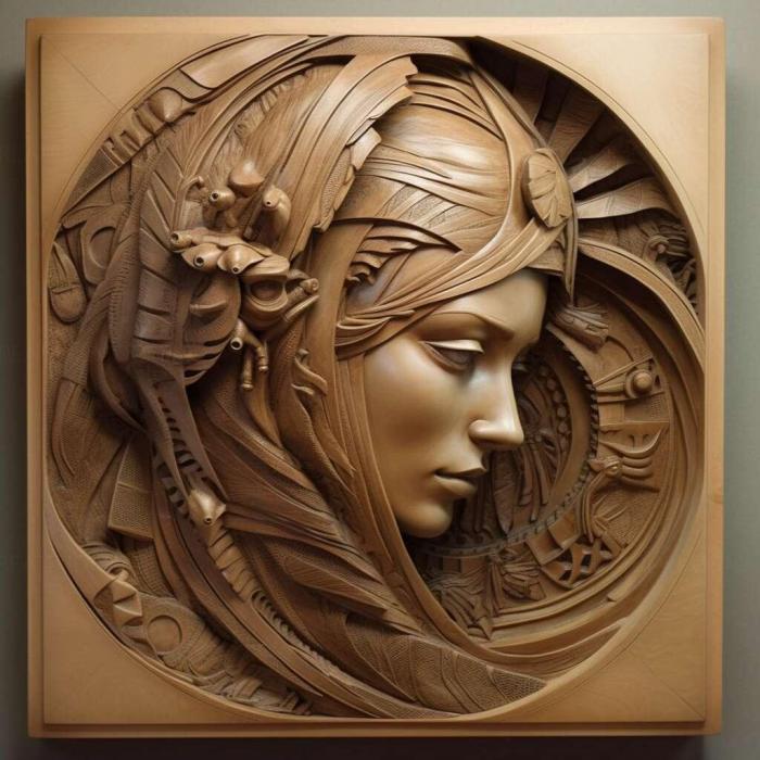 نموذج ثلاثي الأبعاد لآلة CNC 3D Art 